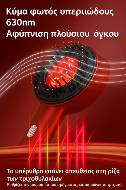 RedLight Hair Spa – Συσκευή Μασάζ & Θεραπείας Μαλλιών