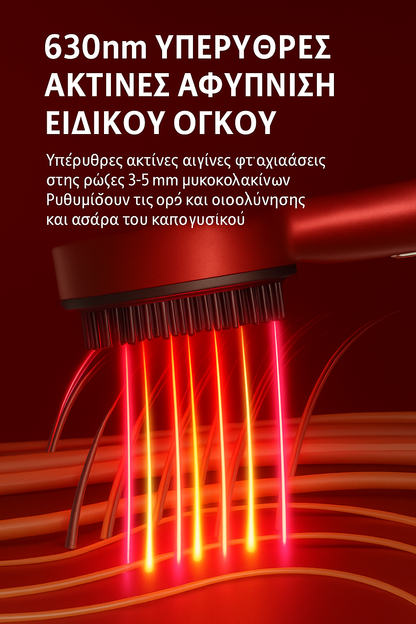 RedLight Hair Spa – Συσκευή Μασάζ & Θεραπείας Μαλλιών